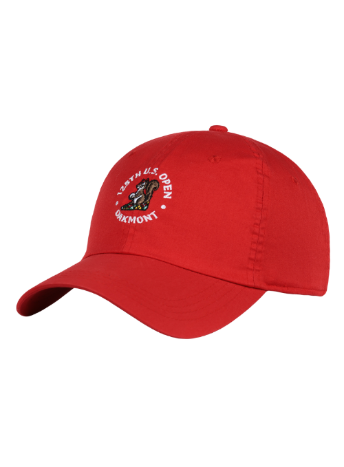 125TH U.S. Open University Red Lightweight Cotton Cap