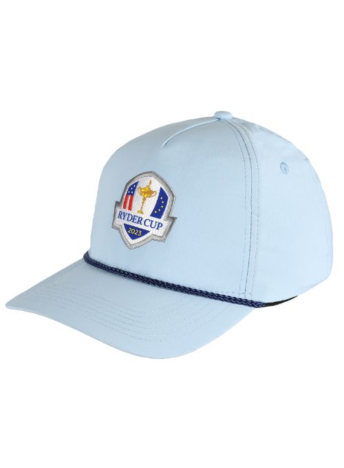 2023 Ryder Cup Light Blue Sphere Fabric 5-Panel Rope Cap