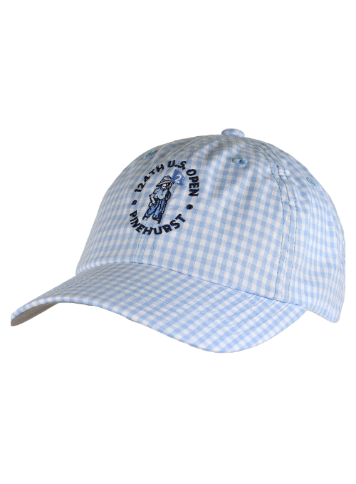 2024 U.S. Open Blue & White Gingham Ladies Fit Cotton Hat