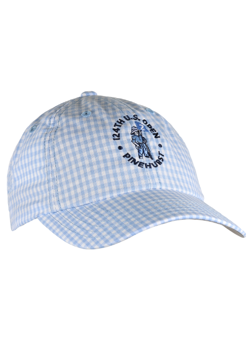 2024 U.S. Open Blue & White Gingham Ladies Fit Cotton Hat