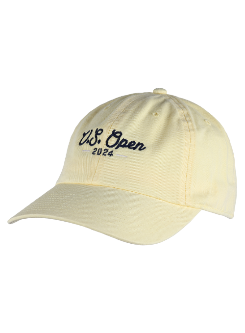 2024 U.S. Open Light Yellow Ladies Relaxed Fit Cotton Hat