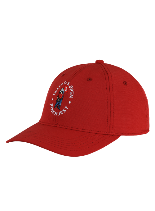 2024 U.S. Open Red Ultimate Fit Aerosphere Tech Fabric Hat