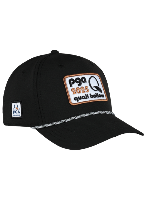 2025 PGA Championship Black AeroSphere Tech Rope Cap