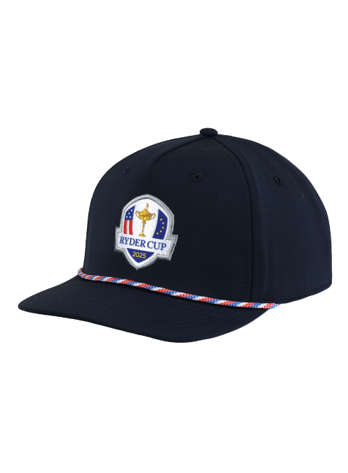 2025 Ryder Cup Navy Aerosphere Tech Fabric Rope Cap