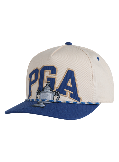 2026 PGA Championship Limited Edition Cream and Tour Blue Rope Cap