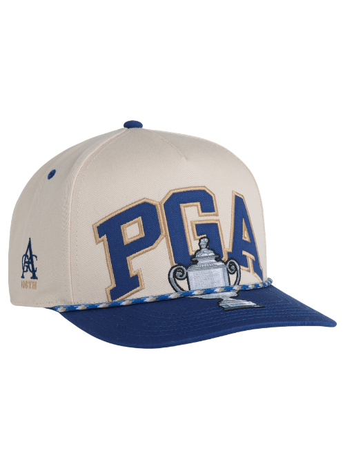 2026 PGA Championship Limited Edition Cream and Tour Blue Rope Cap