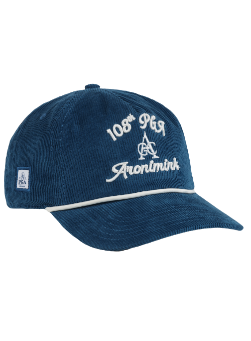 2026 PGA Championship Marine Blue Cotton Corduroy Rope Cap
