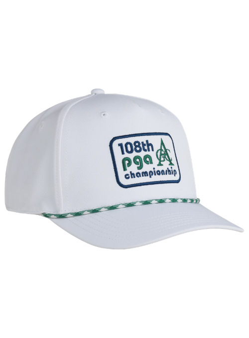 2026 PGA Championship Limited Edition White AeroSpere Tech Rope Cap