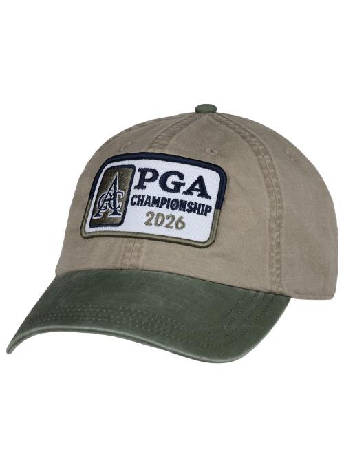 2026 PGA Championship Khaki and Olive Cotton Cap