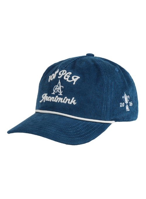 2026 PGA Championship Marine Blue Cotton Corduroy Rope Cap