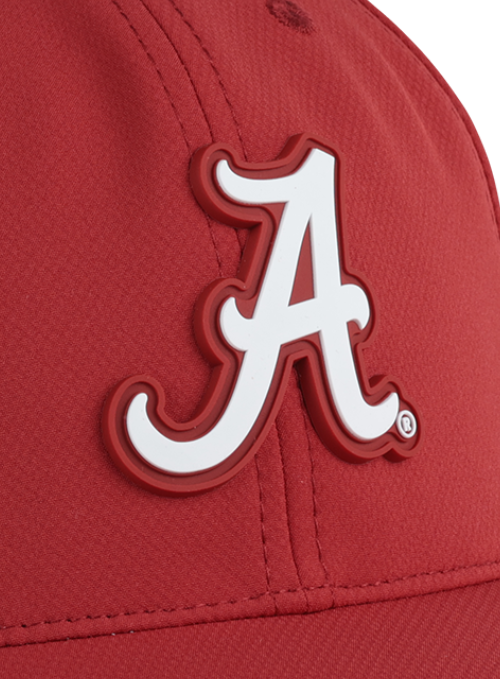 Alabama Crimson Tide Red AeroSphere Tech Cap with Dimensional Rubber Patch