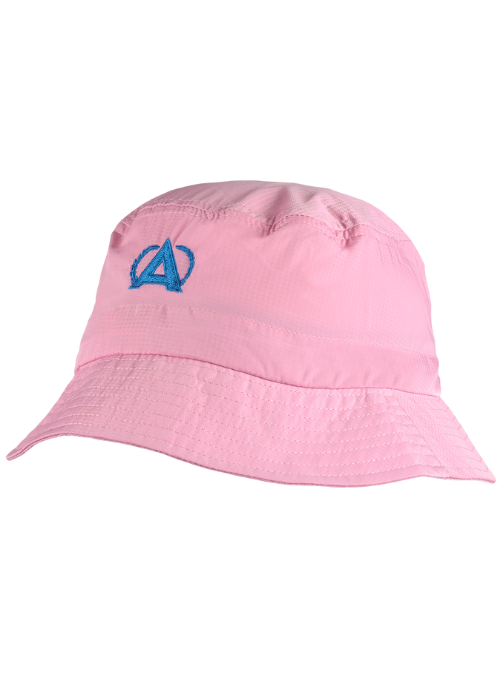 Annika Pink Houndstooth Fabric Bucket