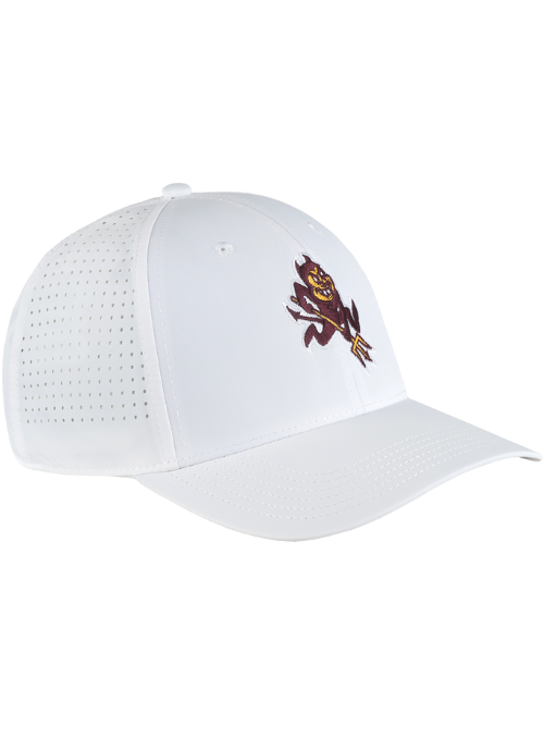 Arizona State Sun Devils White Heather Laser Panel Cap