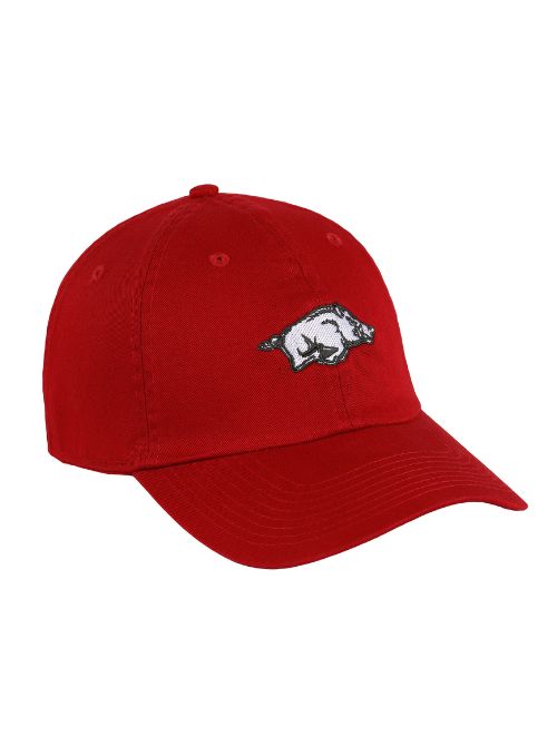 Arkansas Razorbacks Red Washed Twill Cap