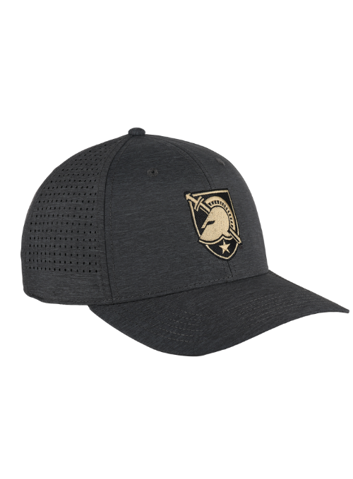 Army West Point Black Knights Black Heather Laser Panel Cap