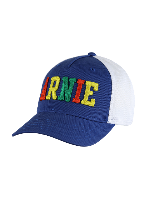 Arnold Palmer Blue Cotton Twill Mesh Back Cap