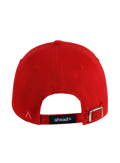 Atlanta Drive Golf Club Red Relaxed Fit Washed Twill  Cap