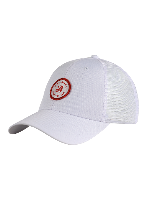 Atlanta Drive Golf Club White Classic Fit Mesh Back Cap