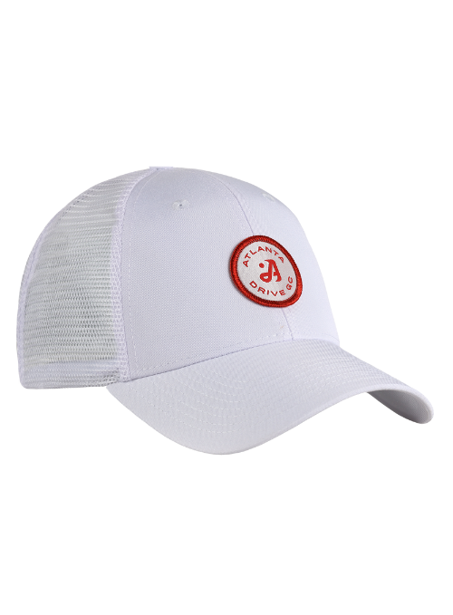 Atlanta Drive Golf Club White Classic Fit Mesh Back Cap