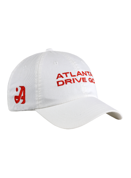 Atlanta Drive Golf Club White Youth Fit Twill Cap