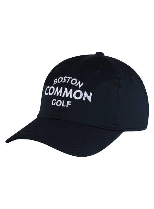 Boston Common Golf Black Cotton Classic Fit Cap
