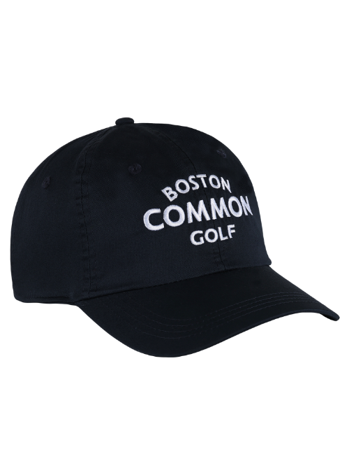 Boston Common Golf Black Cotton Classic Fit Cap