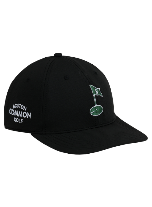 Boston Common Golf Black AeroSphere Tech Cap