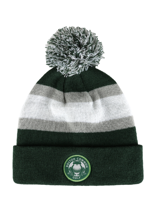 Boston Common Golf Green Knit with Pom