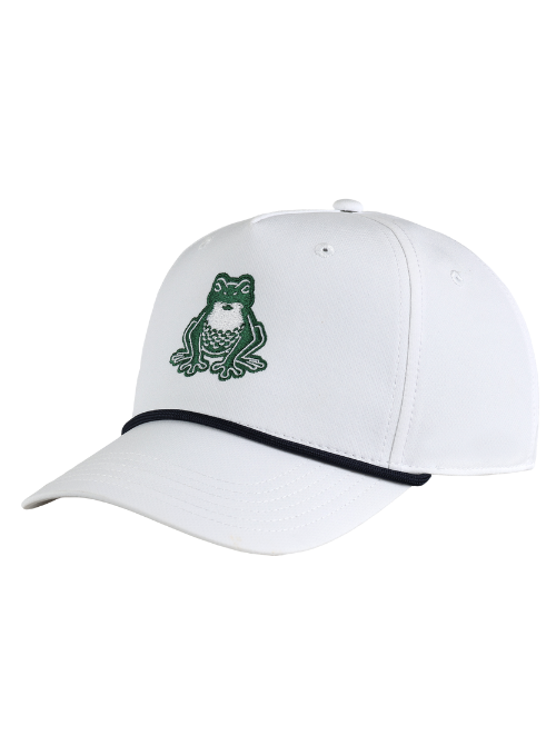 Boston Common Golf White AeroSphere Tech Fabric Rope Cap