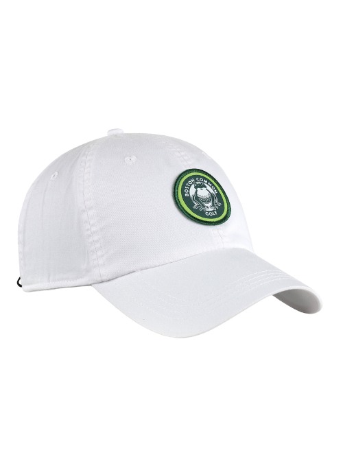 Boston Common Golf White Lightweight Cotton Cap