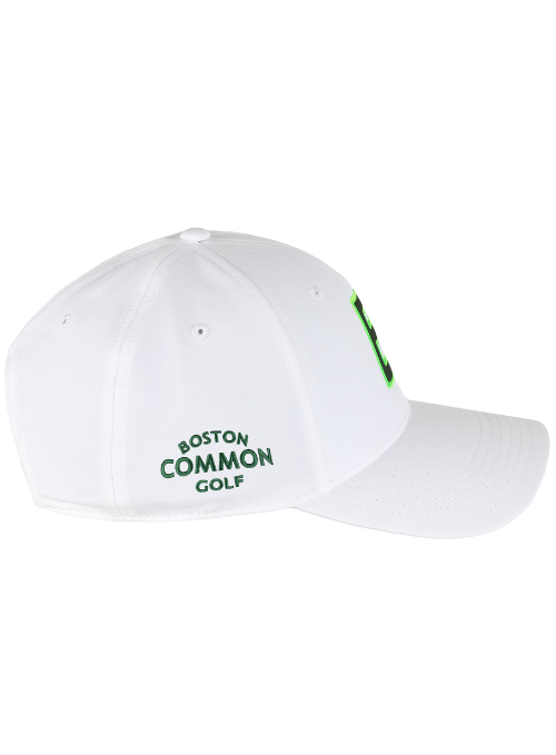 Boston Common Golf White Ultimate Fit AeroSphere Tech Fabric Cap