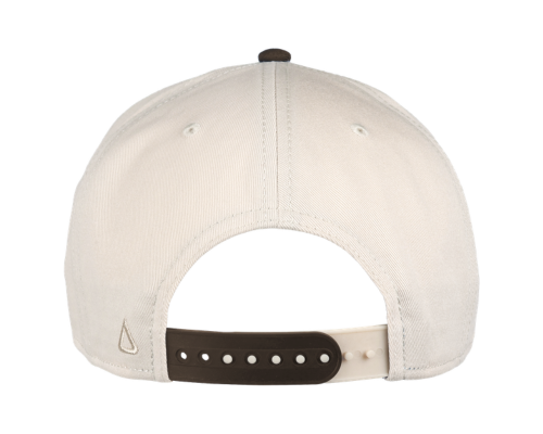 Dan Evans Cream & Brown Cotton Twill GREENS IN REG Hat