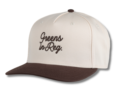 Dan Evans Cream & Brown Cotton Twill GREENS IN REG Hat