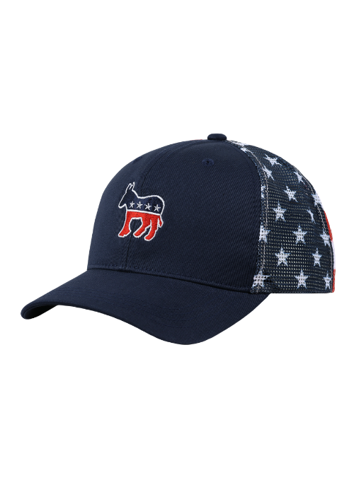 Donkey Cotton Twill USA Flag Printed Mesh Back Cap