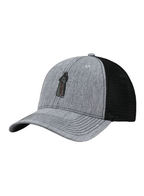 Golfin' Grim Reaper Cotton Linen Mesh Back Cap