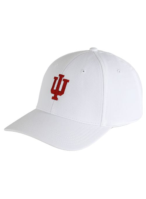 Indiana Hoosiers White Ultimate Fit Aerosphere Tech Fabric Cap