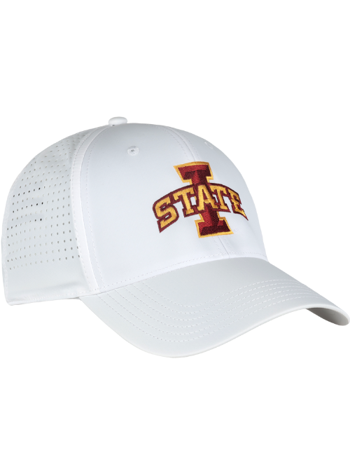 Iowa State Cyclones White Heather Laser Panel Cap