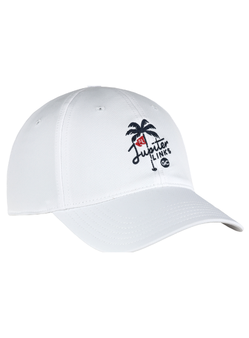 Jupiter Links GC White AeroSphere Tech Fabric Cap