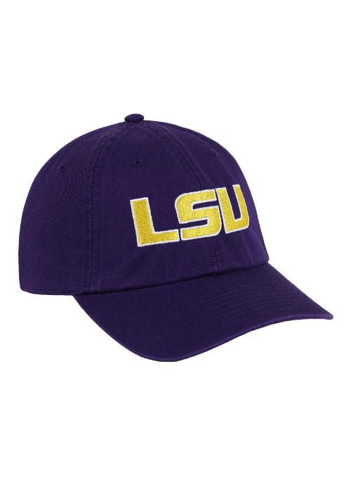 LSU Tigers Purple Washed Twill Cap
