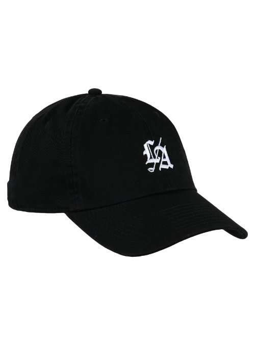 Los Angeles Golf Club Black Relaxed Fit Washed Twill Cap