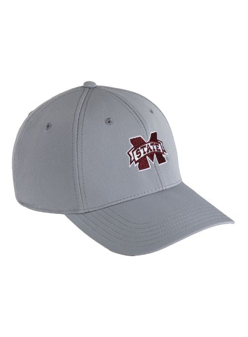 Mississippi State Bulldogs Light Grey Ultimate Fit Aerosphere Tech Fabric Cap