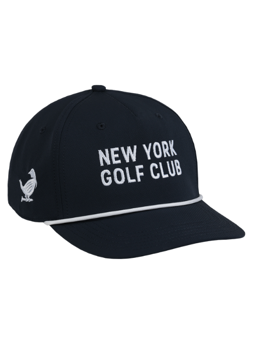 New York Golf Club AeroSphere Tech Navy Rope Cap