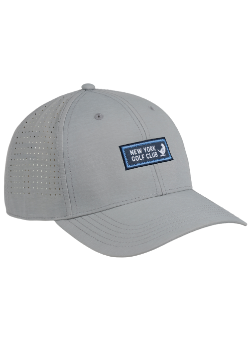New York Golf Club Light Grey Laser Panel Cap