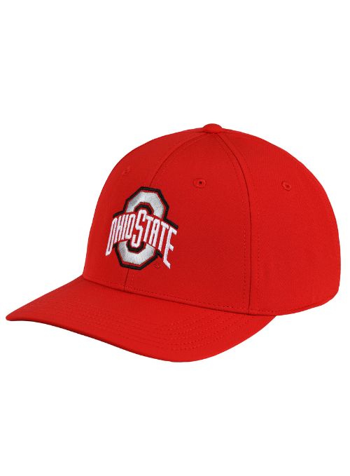 Ohio State Buckeyes Red Ultimate Fit Aerosphere Tech Fabric Cap