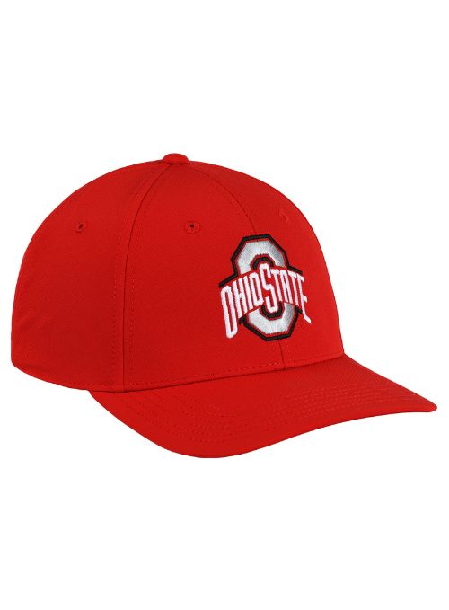 Ohio State Buckeyes Red Ultimate Fit Aerosphere Tech Fabric Cap