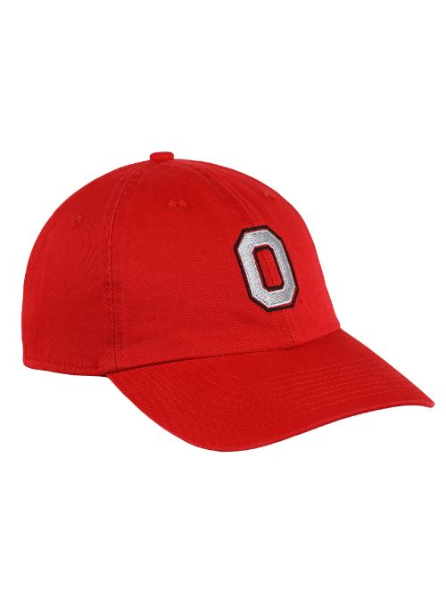 Ohio State Buckeyes Red Washed Twill Cap