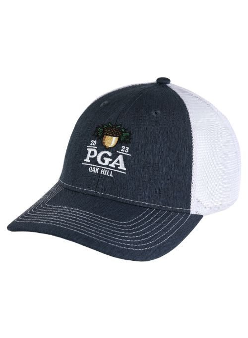 PGA Championship Navy Linen Mesh Back Cap