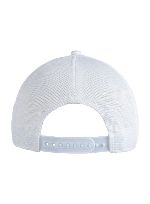 Penn State Nittany Lions White Mesh Back Cap with Dimensional Rubber Patch