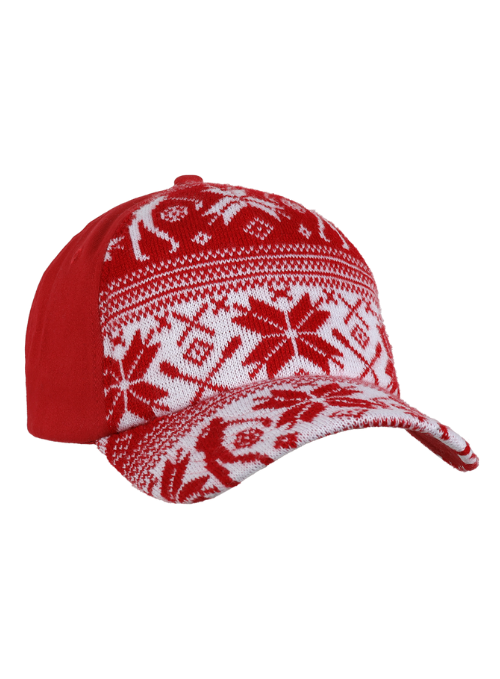 Red & White Ugly Sweater Hat