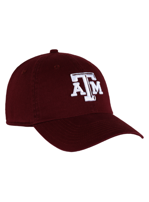 Texas A&M Aggies Maroon Washed Twill Cap